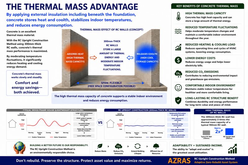Thermal Mass Advantage detail sheet