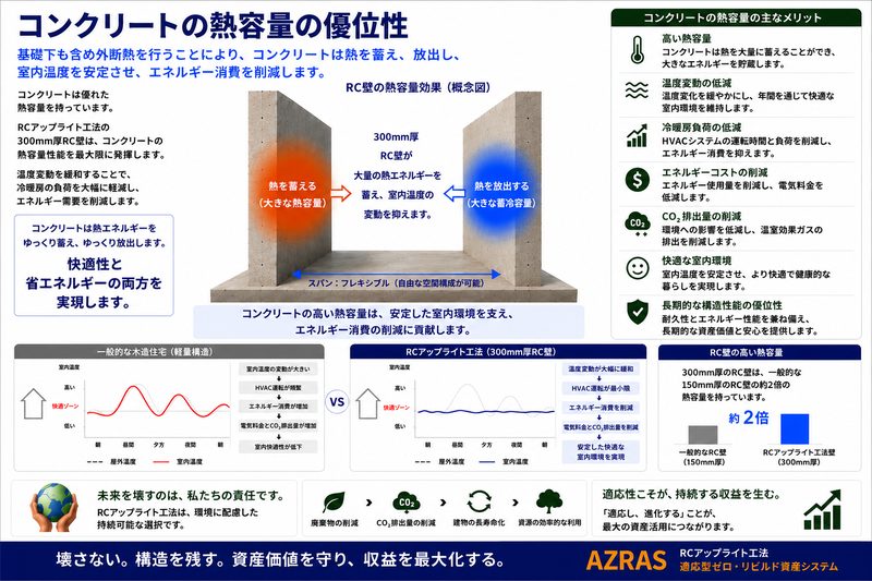 蓄熱性のメリット 詳細資料